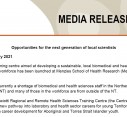 Media Release | Opportunities for the next generation of local scientists