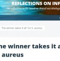 The winner takes it all  for S. aureus