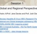 Hep B Colloquium  Session 1, Global and Regional Perspectives