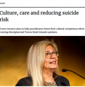 Culture, care and reducing suicide risk