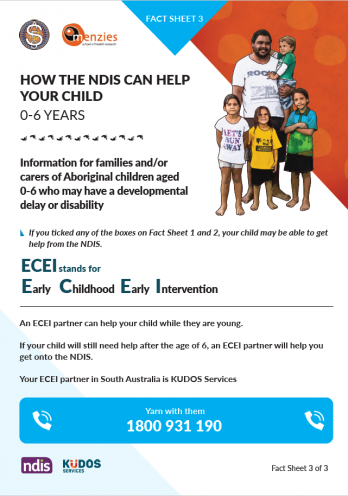 NDIS Fact Sheet 3 | How the NDIS can help your child