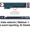 Webinar 1: Clinical Trials Network
