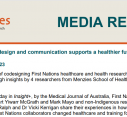 MEDIA RELEASE | Codesign and communication supports a healthier future