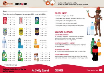 SHOP@RIC consumer activity sheets