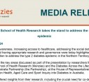 MEDIA RELEASE | Menzies takes the stand to address the diabetes epidemic
