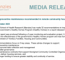 MEDIA RELEASE | More preventive maintenance recommended in remote community housing