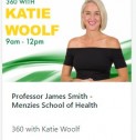 Mix 104.9 Katie Wolf with Professor James Smith
