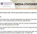 Media Statement | World No Tobacco Day: Time for governments to phase out cigarette sales