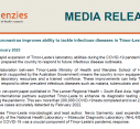 MEDIA RELEASE | Coronavirus improves ability to tackle infectious diseases in Timor-Leste
