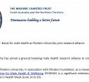 MEDIA RELEASE: Boost for male health as Flinders University joins research alliance
