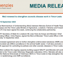 MEDIA RELEASE | MoU renewed to strengthen zoonotic disease work in Timor-Leste