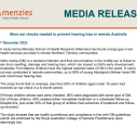 MEDIA RELEASE | More ear checks needed to prevent hearing loss in remote Australia