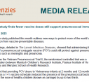 MEDIA RELEASE | New study finds fewer vaccine doses still support pneumococcal immunity