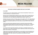 MEDIA RELEASE | First study to estimate the global costs due to vivax malaria