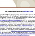 PhD Expression of Interest | Camera 2 Study