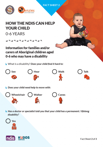 NDIS Fact Sheet 2 | How the NDIS can help your child