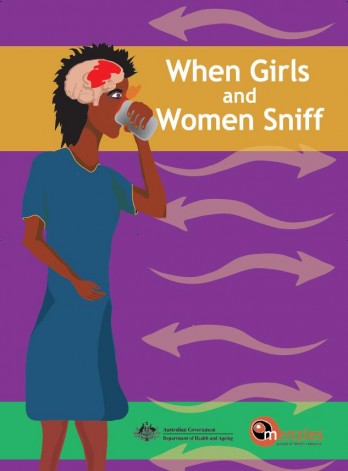 When girls and women sniff